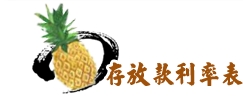 存放款利率表